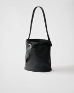 Prada Buckle leather bucket bag with belt - Image 6